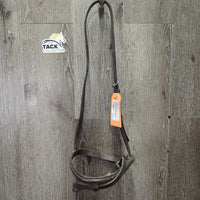 Rsd Noseband ONLY, flash *gc/fair, v.stiff, twists, dry, dirty, film, rubs, scrapes
