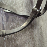 Rsd Noseband ONLY, flash *gc/fair, v.stiff, twists, dry, dirty, film, rubs, scrapes
