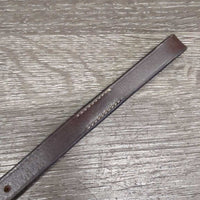 Narrow Adjustable Standing Martingale Strap, brass snap *vgc/gc, clean, mnr dents, scrapes, creases, dirt & rubs, xholes, missing keeper
