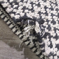 Thick Hvy Woven Western Saddle Pad - Blanket *gc/fair, dingy, snags, torn/frayed edge, frays
