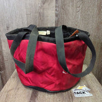 Padded Grooming Bag *gc/fair, bent/twisted piping, stains, dirty, threads, v.frayed dividers
