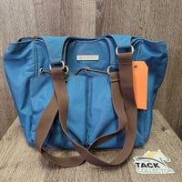 Grooming Tote Bag - Purse, handles, zip *vgc/gc, dirt, rubs, residue, stains, edge rubs, stiff inner zip

