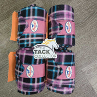 4 Fleece Polos *vgc/xc, clean, mnr hair
