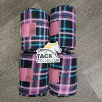 4 Fleece Polos *vgc/xc, clean, mnr hair
