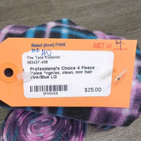 4 Fleece Polos *vgc/xc, clean, mnr hair
