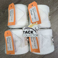 4 Fleece Polos, bag *gc, clean, clumpy, hairy, mnr dingy
