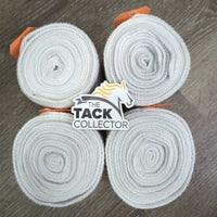 4 Fleece Polos, bag *gc, clean, clumpy, hairy, mnr dingy
