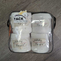 4 Fleece Polos, bag *gc, clean, clumpy, hairy, mnr dingy
