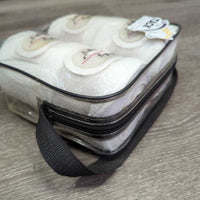 4 Fleece Polos, bag *gc, clean, clumpy, hairy, mnr dingy
