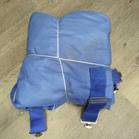 Soft Mesh Fly Sheet, attach neck, belly *gc, clean, mnr stains, hair, snags, dusty, rubs, faded, weak velcro
