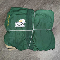 Hvy Nylon Sheet, 2 Legs "Sunriders" *gc, clean & dirt, film, residue, threads, older, rubs, frays
