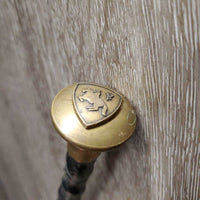 Pro Balance Dressage Whip. cap end *vgc, stained handle
