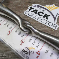 Med Hollow Mouth - Xlg Loose Ring Snaffle Bit *gc, clean, scuffs, chews, scratches, residue, stains
