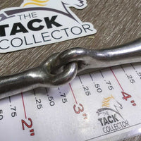 Med Hollow Mouth - Xlg Loose Ring Snaffle Bit *gc, clean, scuffs, chews, scratches, residue, stains

