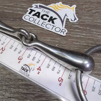 Med Hollow Mouth Loose Ring Snaffle Bit *gc, clean, scuffs, scratches, stains
