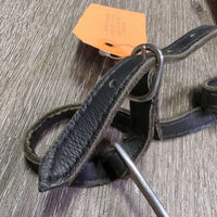 v.Fine Smooth Rowel Spurs, Thick Leather Spur Straps *xc/vgc, clean, mnr scuffs & edge scrapes
