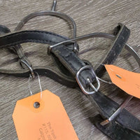 v.Fine Smooth Rowel Spurs, Thick Leather Spur Straps *xc/vgc, clean, mnr scuffs & edge scrapes
