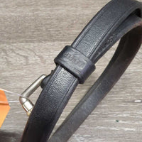 Thick Soft Leather Flash Strap Only, Roller Buckle, 2 keepers *vgc/gc, clean, mnr rubs & dry edges
