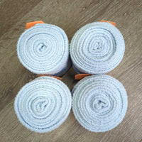 4 Fleece Polos *gc, older?, clean, v.pilly, dingy/mnr stains, mnr hair
