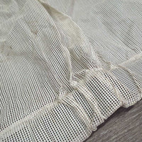 Soft Hvy Mesh Closed Stall Guard *gc, v.rusty snaps, rubs, puckers, stains, clean?, older?
