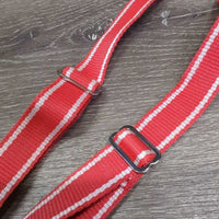 2 Light Nylon Web Leg Straps, loop ends, snaps *xc/like new
