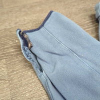High Waist Full Seat Breeches *gc, faded, puckers, older, stains, v.pilly lining
