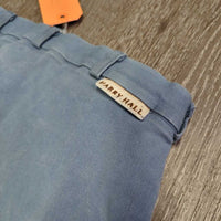 High Waist Full Seat Breeches *gc, faded, puckers, older, stains, v.pilly lining
