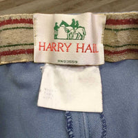 High Waist Full Seat Breeches *gc, faded, puckers, older, stains, v.pilly lining

