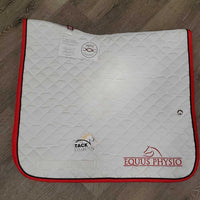 Quilt Dressage Saddle Pad "Equus Physio" *new, tags, clean, mnr stains, dirt, hair
