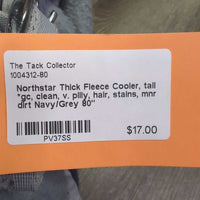 Thick Fleece Cooler, tail *gc, clean, v. pilly, hair, stains, mnr dirt

