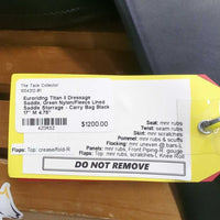 17" M 4.75" Euroriding Titan II Dressage Saddle, Green Nylon/Fleece Lined Saddle Storage - Carry Bag, Wool Flocking, xlg Rear Gusset Panels, XLg External Front Blocks, Flaps: 16.5"L x 11"W Serial #: 302 080 323 17
