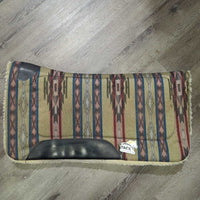 Thick Fleece Western Saddle Pad *gc, dirty, v.hairy, rubs, clumpy, twist
