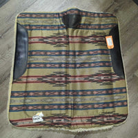 Thick Fleece Western Saddle Pad *gc, dirty, v.hairy, rubs, clumpy, twist
