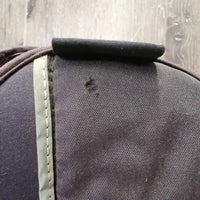 Tall Winter Riding Boots, Zipper, Laces *gc/fair, dirty, hairy, v.holey/torn inner heels
