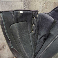 Tall Winter Riding Boots, Zipper, Laces *gc/fair, dirty, hairy, v.holey/torn inner heels
