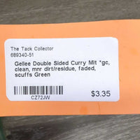 Gellee Double Sided Curry Mit *gc, clean, mnr dirt/residue, faded, scuffs
