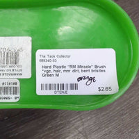 Hard Plastic "RM Miracle" Brush *vgc, hair, mnr dirt, bent bristles
