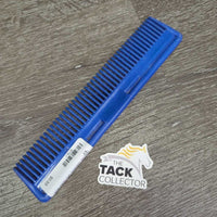 Plastic Mane Comb *gc, clean, scuffed, fadedmnr dirt, faded
