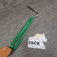 Metal Hoof Pick, vinyl grip *gc, rust, dirt
