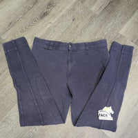 Hvy Cotton Full Seat Jodphurs *gc, mnr hair, faded, puckers, older, rubs, curled top

