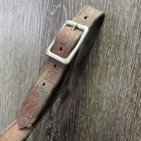 Wide Flat Headstall, Curb Bit, Plain Reins *fair, dirty, NO Throat, older, dry, stiff, dirty
