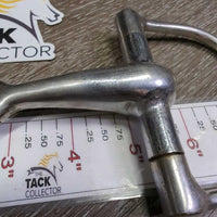 Hvy Thick Western D Ring Snaffle Bit *gc, clean, scratches, peeled, scuffs, v.loose joints
