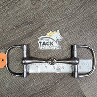 Hvy Thick Western D Ring Snaffle Bit *gc, clean, scratches, peeled, scuffs, v.loose joints
