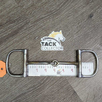 Thin D Ring Snaffle Bit *fair, residue, dirt, rough/thick welds
