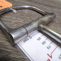 Thin D Ring Snaffle Bit *fair, residue, dirt, rough/thick welds

