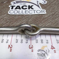 Thin D Ring Snaffle Bit *fair, residue, dirt, rough/thick welds
