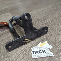 Wall Mount Hvy Thick Metal Bridle Tack Hook *gc, dusty, scratches
