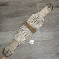 27 Thick Wide String Cinch, 2D Rings *fair, v.dirty/filthy, stained, frays, rubs, older, rusty, hairy
