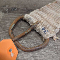 27 Thick Wide String Cinch, 2D Rings *fair, v.dirty/filthy, stained, frays, rubs, older, rusty, hairy
