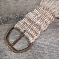 27 Thick Wide String Cinch, 2D Rings *fair, v.dirty/filthy, stained, frays, rubs, older, rusty, hairy
